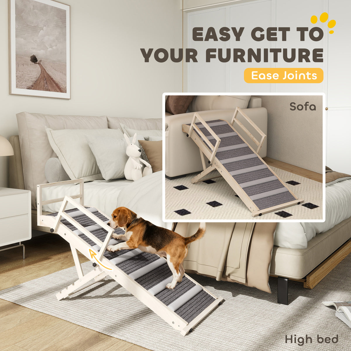 Dog Ramp with Adjustable Height for Easy Access – view 7
