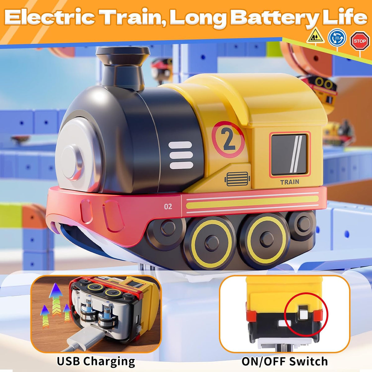 Electric Train Track Toy Set for Creative Play – view 7