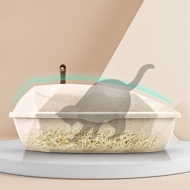 Semi-Enclosed Diamond Cat Litter Box – view 7