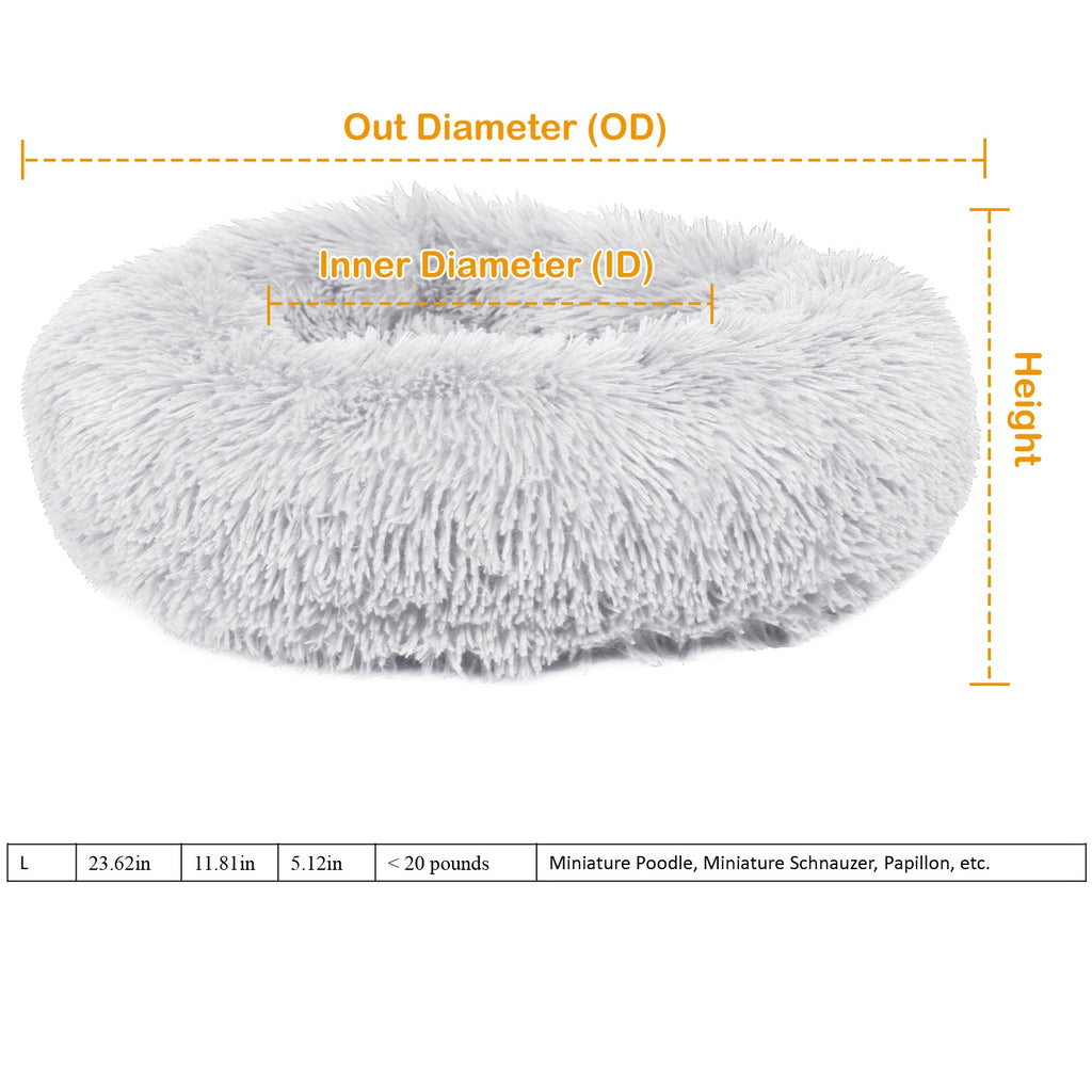 Cozy Plush Dog Bed with Supportive Rim – view 7