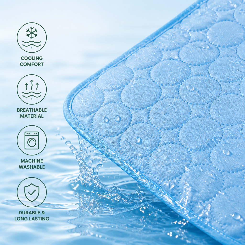 Petmarlow Breathable Polyester Cooling Mat (Washable Cover) – view 9