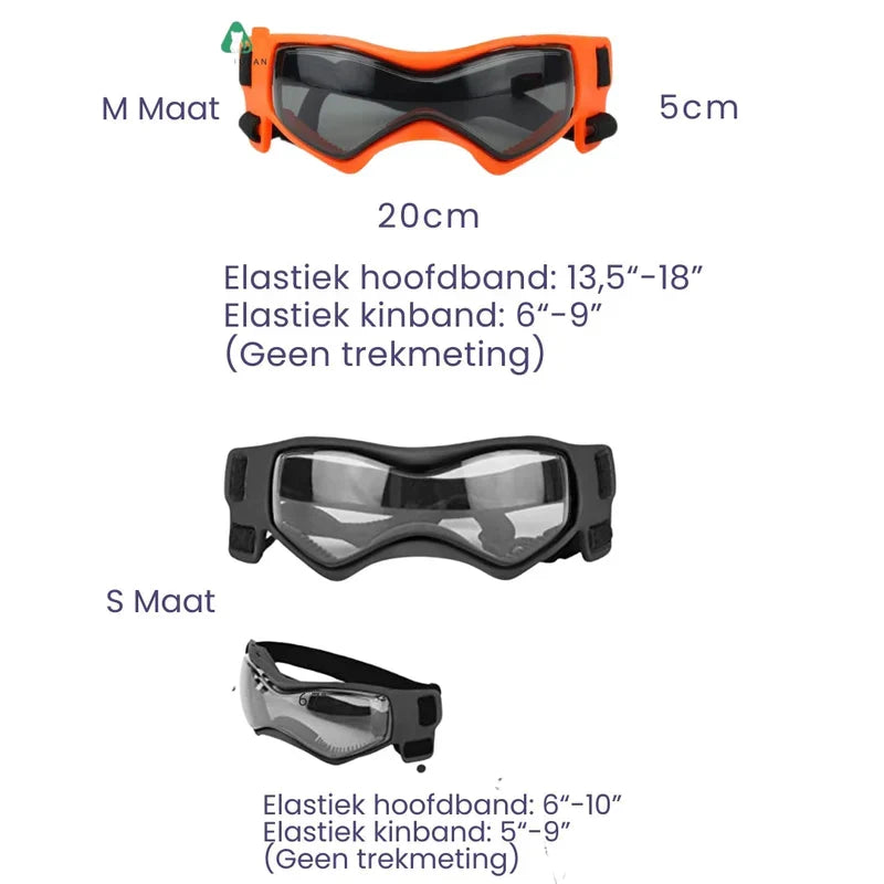 Stylish Dog Helmet with Goggles – view 10