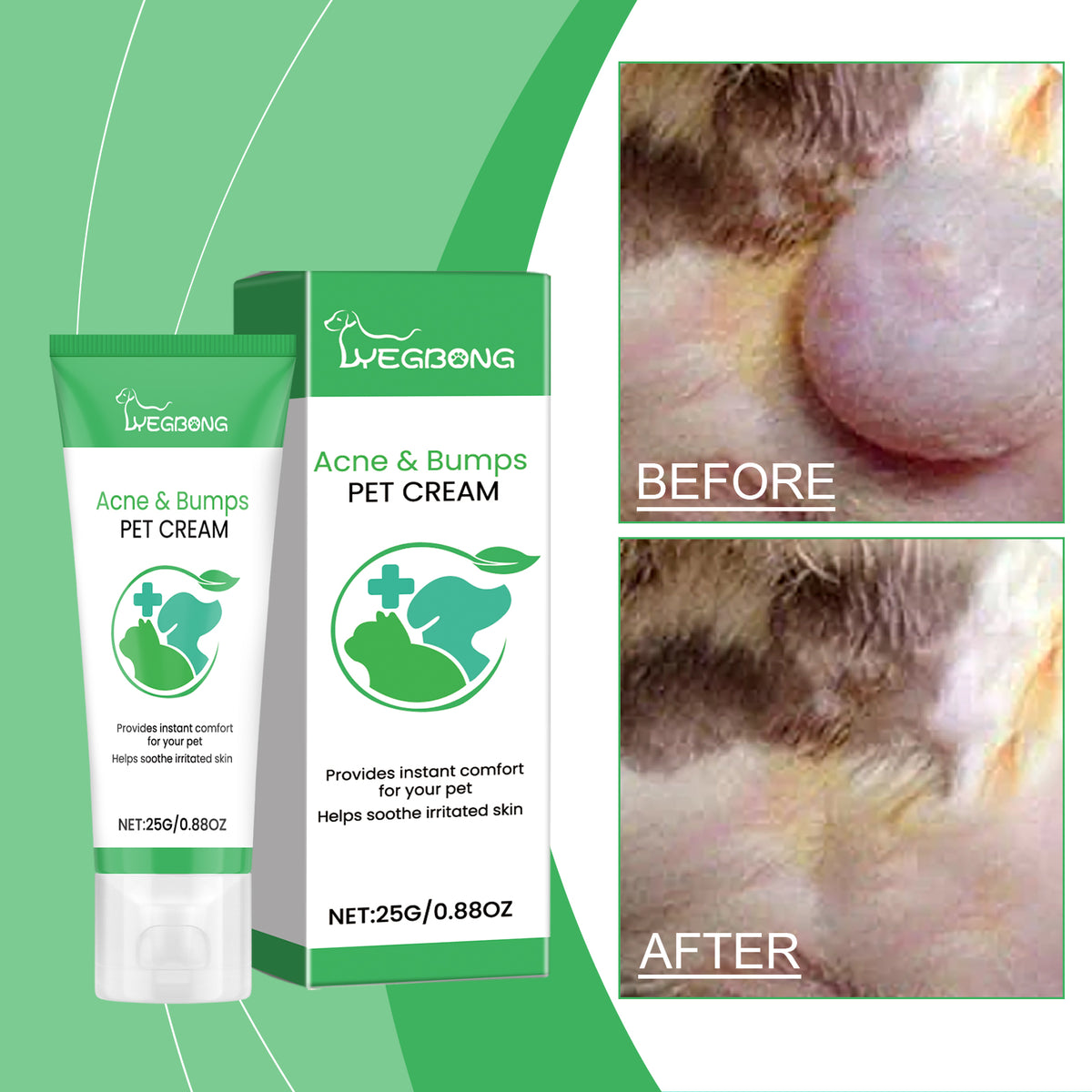 Pet Acne & Bumps Skin Cream for Dogs & Cats – view 7