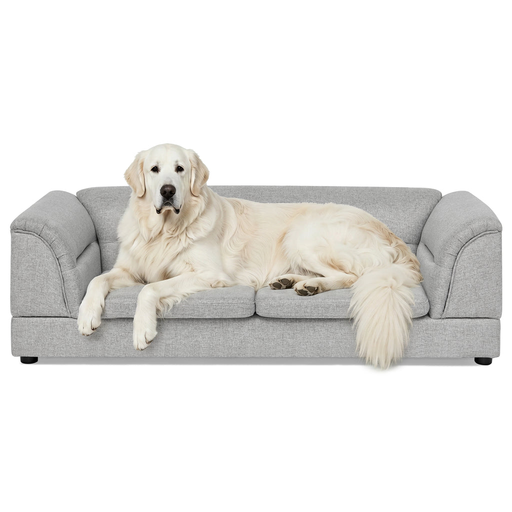 Oversized Pet Sofa with Curved Armrests for Comfort – view 12