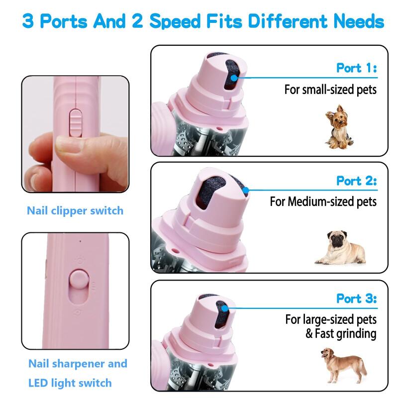 2 In 1 Pet Nail Clippers With LED Light for Dogs and Cats – view 8