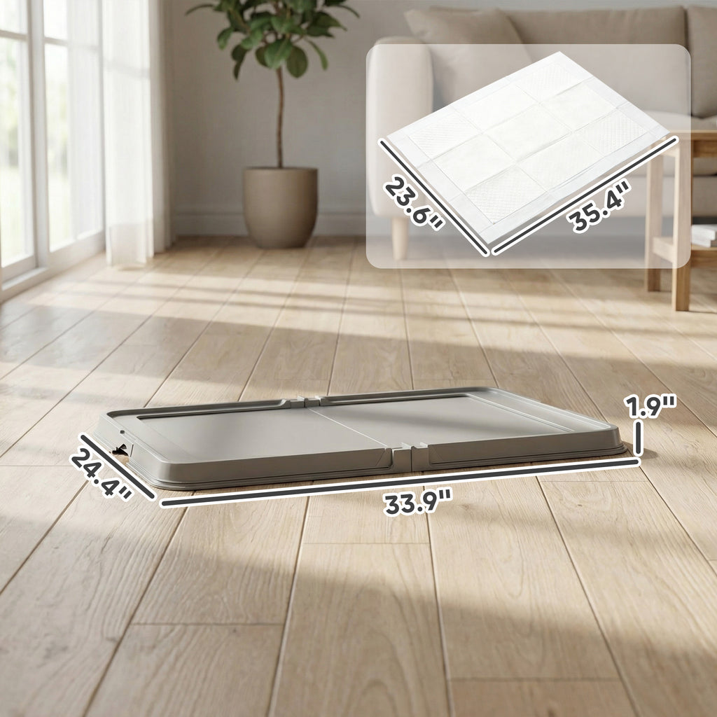 Foldable Dog Litter Box with 3 Disposable Pads – view 8