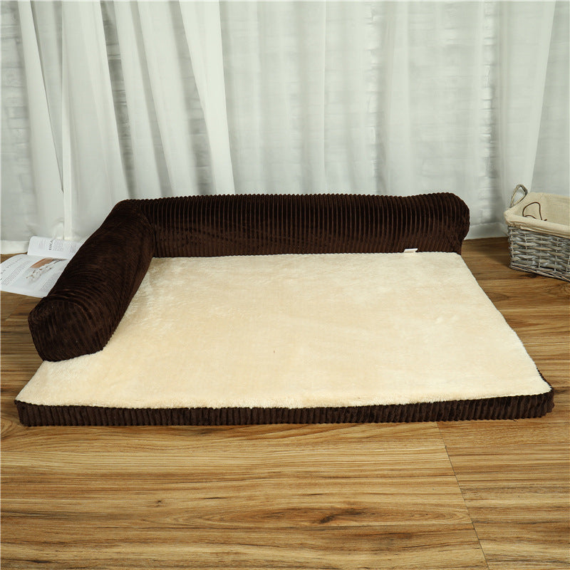 Luxury L-Shaped Dog Bed – view 11