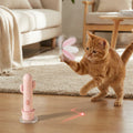 2in1 Automatic Butterfly & Laser Cat Toy – Pink / With Laser
