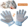 2-in-1 Pet Grooming Glove, Blue