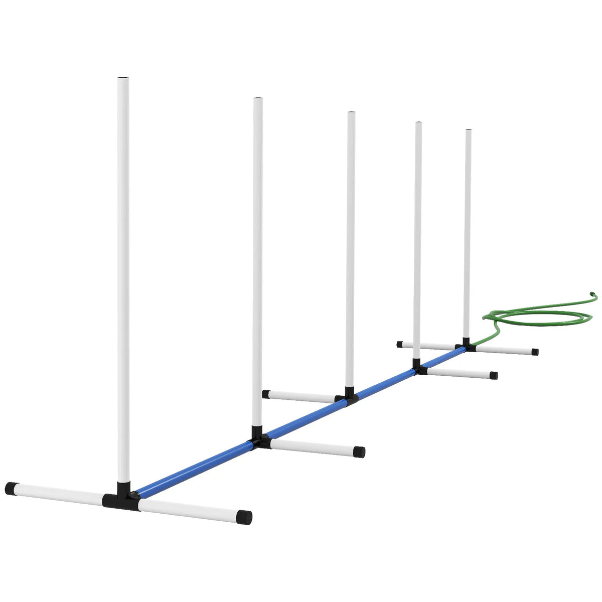 2PCs Dog Agility Kit with Weave Poles