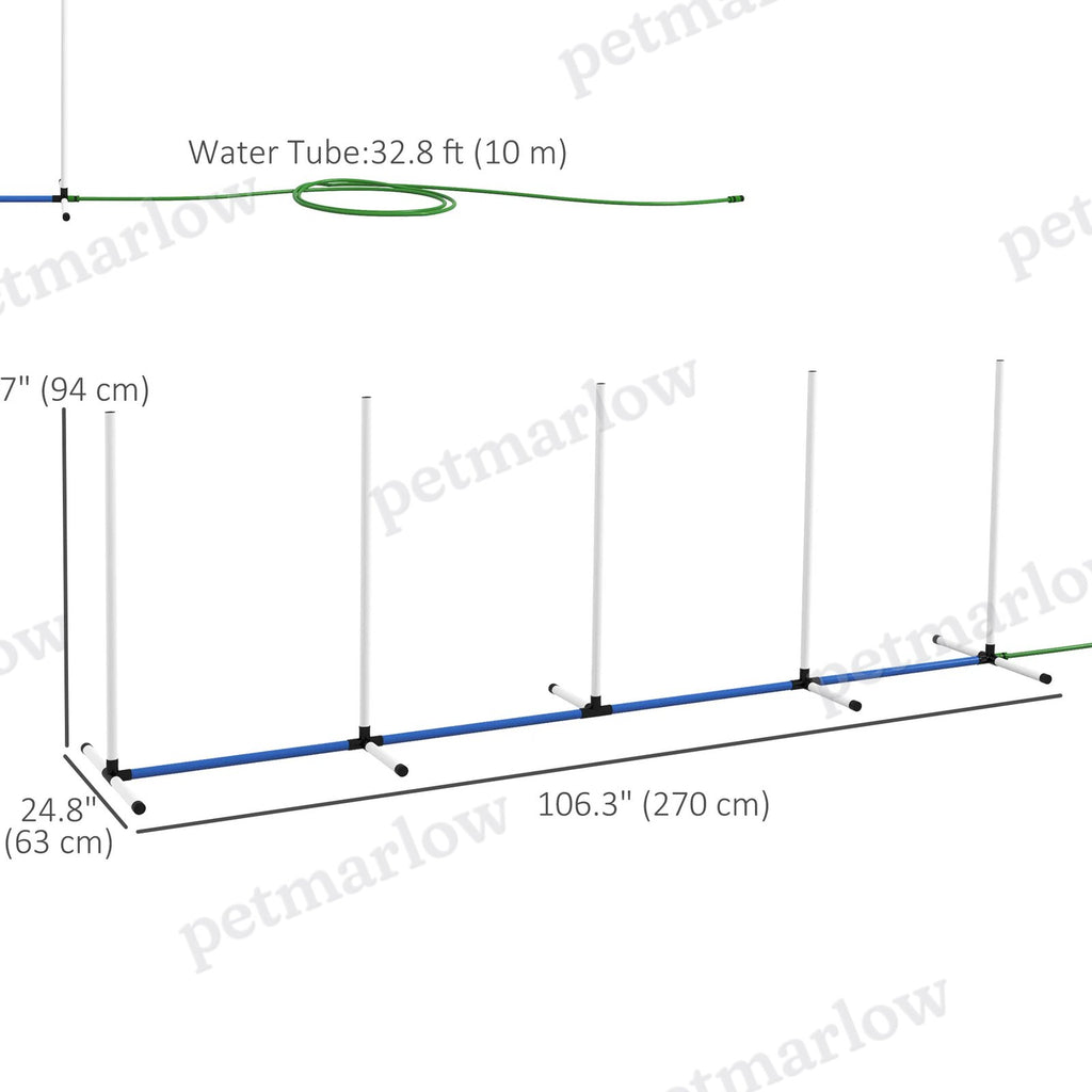 2PCs Dog Agility Kit with Weave Poles – view 6