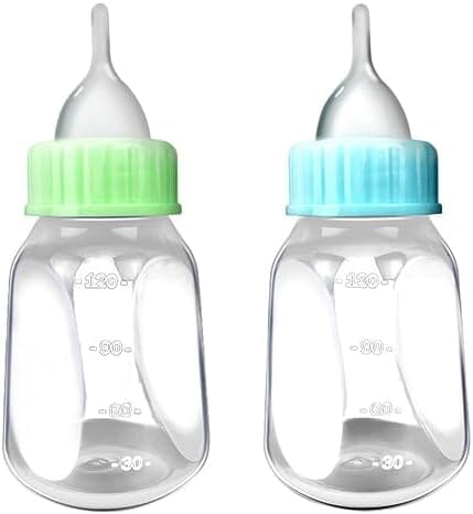 2pcs Kitten Milk Bottle Kit 120ml Puppy Feeding Bottle for Puppies Kitten