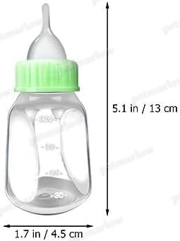 2pcs Kitten Milk Bottle Kit 120ml Puppy Feeding Bottle for Puppies Kitten – view 2