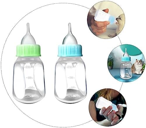 2pcs Kitten Milk Bottle Kit 120ml Puppy Feeding Bottle for Puppies Kitten – view 8