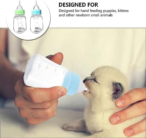 2pcs Kitten Milk Bottle Kit 120ml Puppy Feeding Bottle for Puppies Kitten – view 7