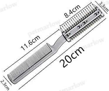 2Pcs Razor Comb for Dogs Cats with Extra Blades Double Sides – view 4