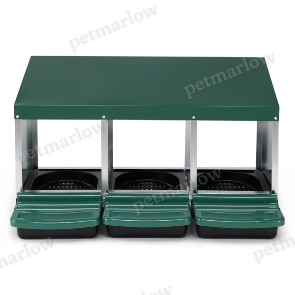 3 Compartment Chicken Nesting Box for Poultry Comfort – view 5