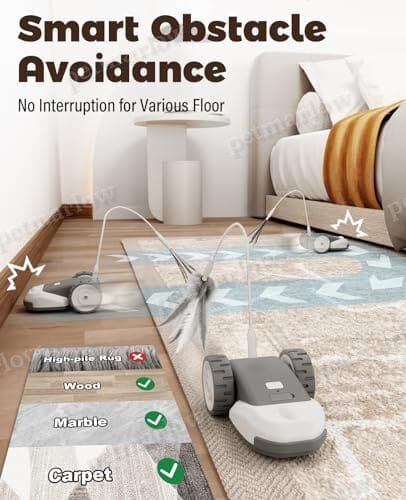 3-in-1 Interactive Cat Toy - 2-Speed Automatic Moving Mouse Cat Toys – view 4
