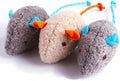 3 Pack Cat Toy Interactive Toy Plush Mouse Shaped Toy