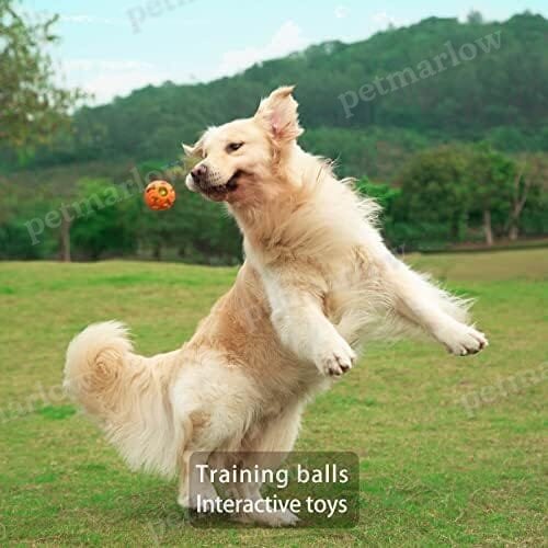 3-Pack Interactive Light up Balls Rubber Durable Fetch Training Balls – view 5
