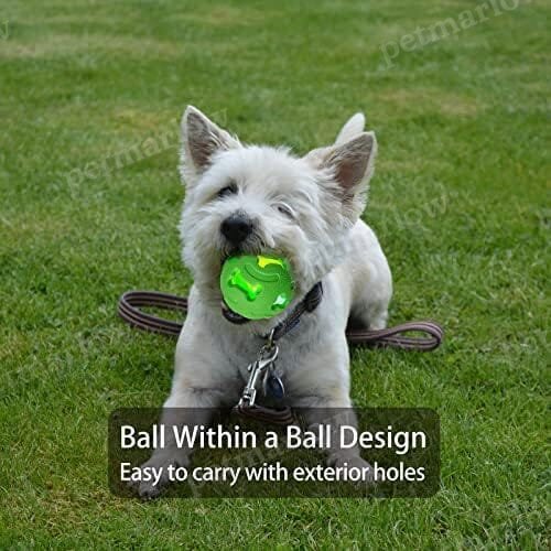 3-Pack Interactive Light up Balls Rubber Durable Fetch Training Balls – view 6