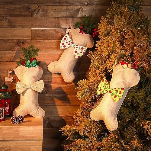 3 Pcs Christmas Pet Dog Stockings – view 7