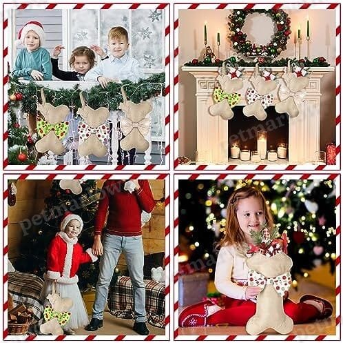 3 Pcs Christmas Pet Dog Stockings – view 6