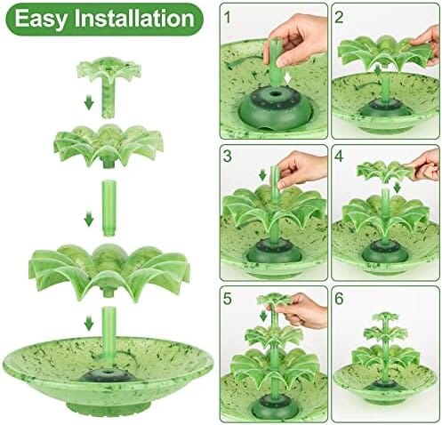 3 Tier DIY Solar Fountain with 24-Hours Working and Lights – view 7
