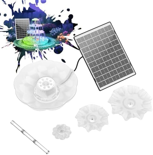 3 Tiered Bird Bath with 6.5W Solar Water Pump – view 8