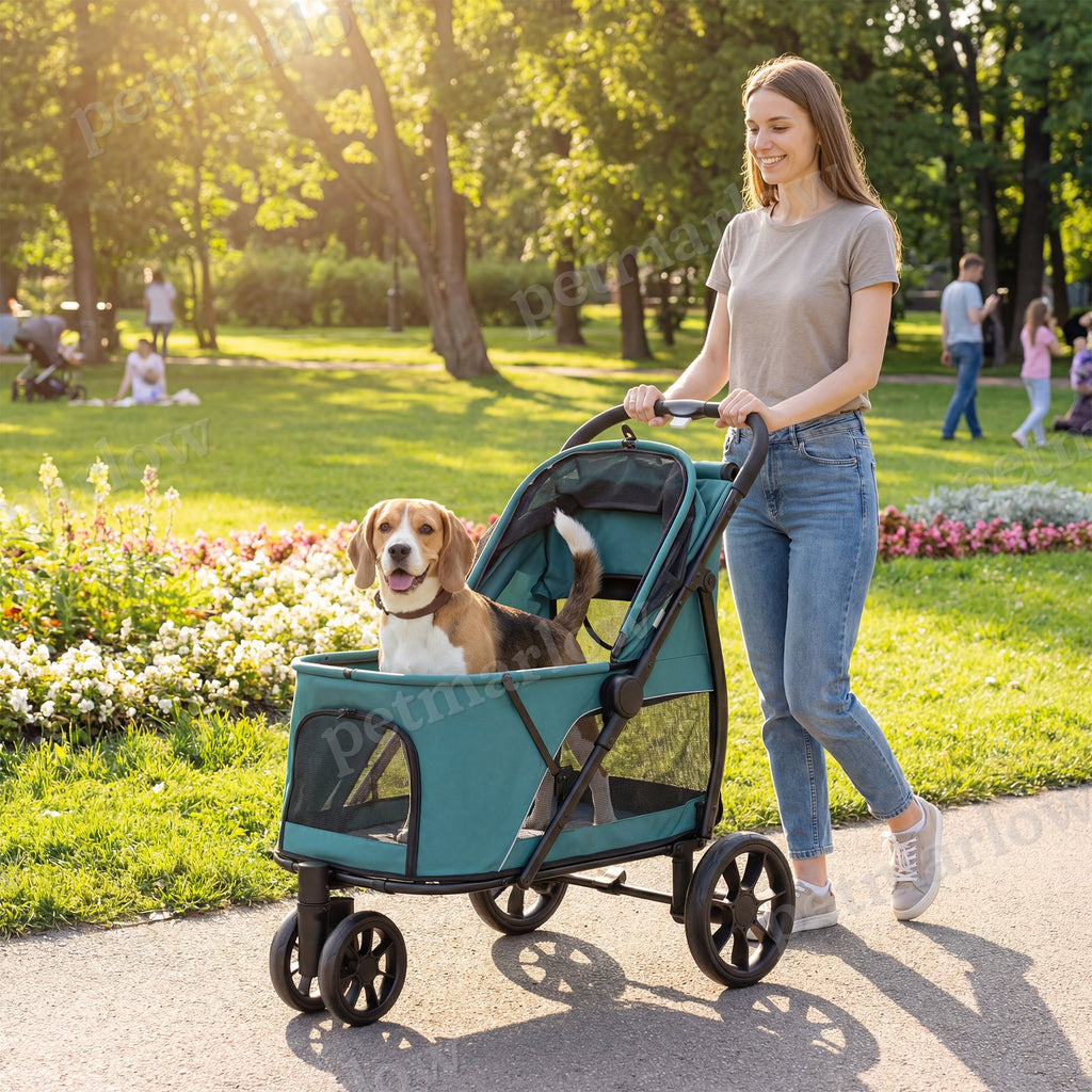 3 Wheel Pet Stroller for Medium Dogs – view 5