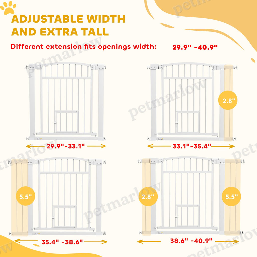 30" Extra Wide Walk Through Dog Gate – view 5