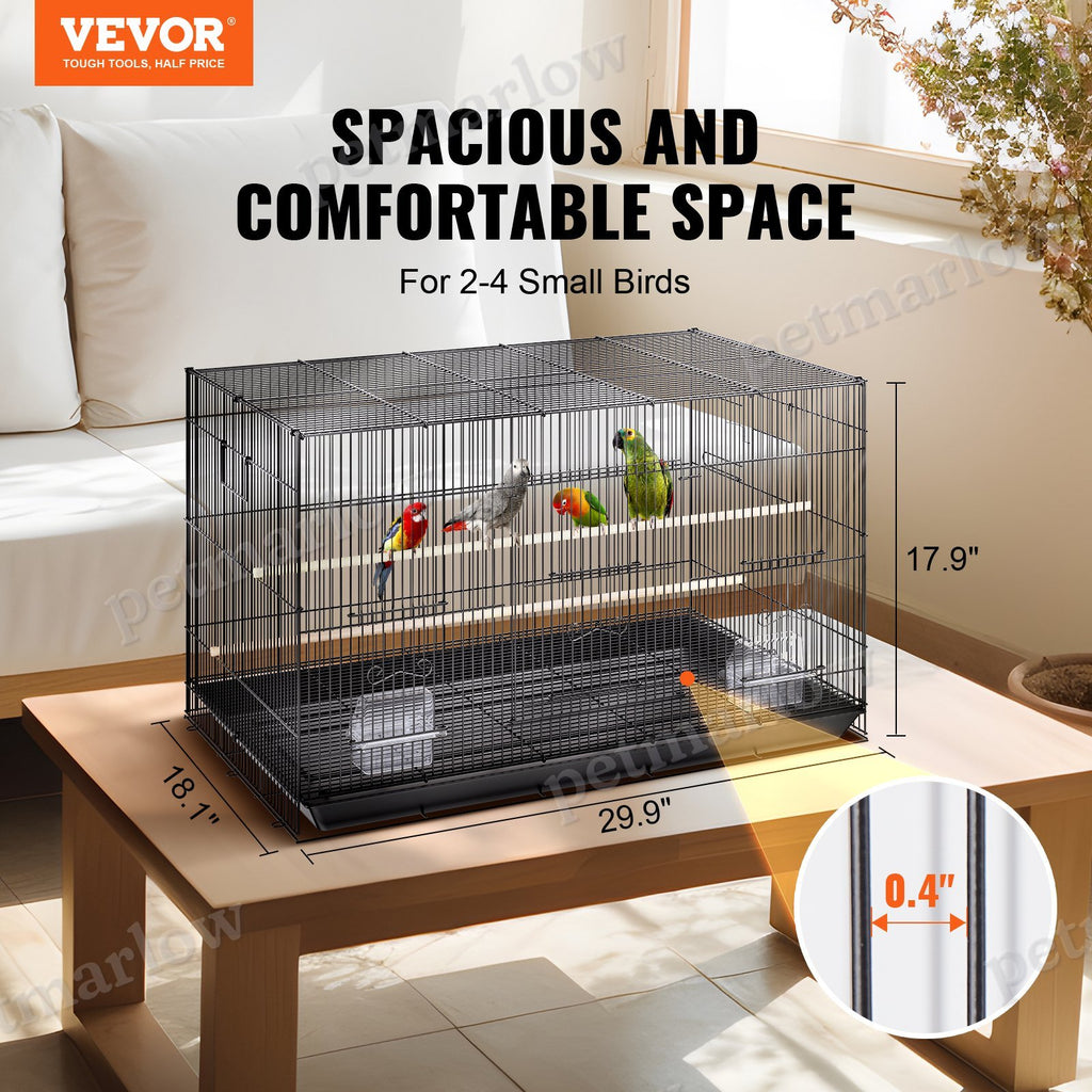30 Inch Bird Cage for Parakeets and Small Birds – view 6