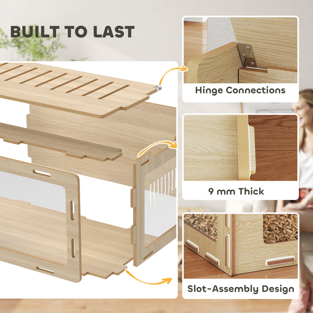 Hamster Cage with Acrylic Panels for Small Animals – view 7