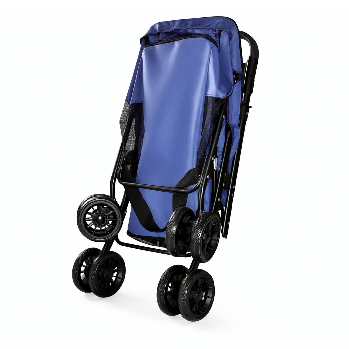 Pet Stroller with Foldable Design and Shockproof Wheels