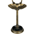 32" Decorative Bird Bath with Planter and Bird Statues – Bronze / 530x180x440 mm