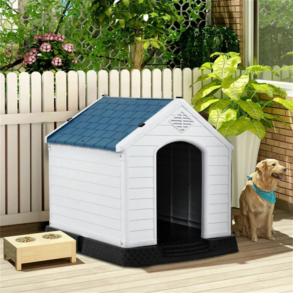 33.5" Dog House of Plastic.pet house – as picture