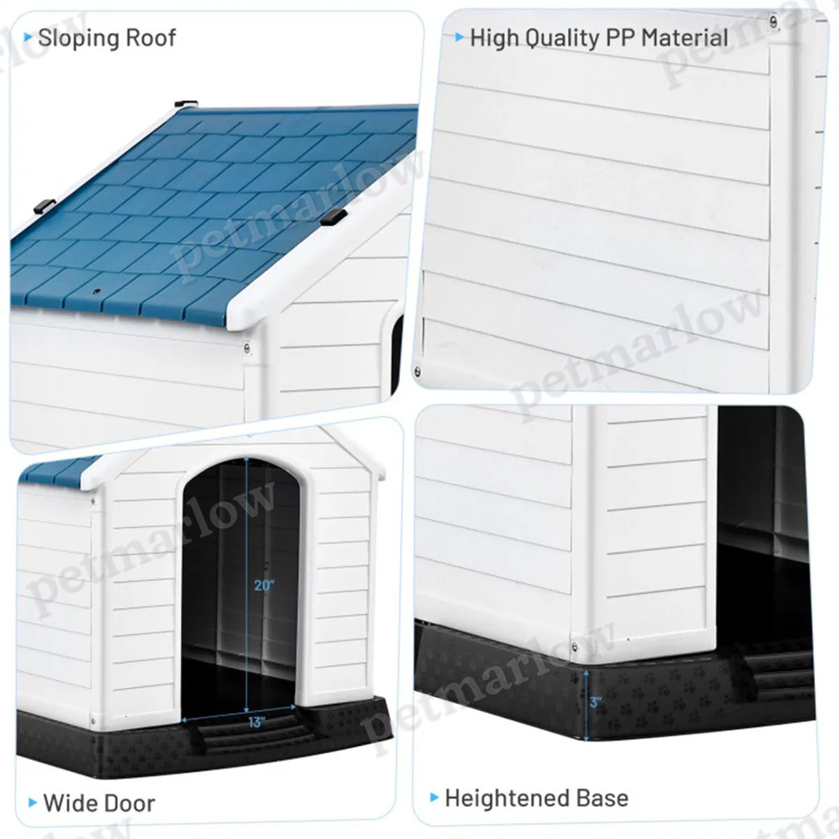 33.5" Dog House of Plastic.pet house – view 6