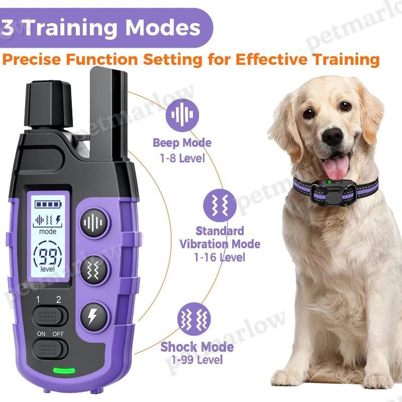3300Ft Dog Shock Collar With Rechargeable Remote Waterproof E Collar with Beep Vibration – view 5