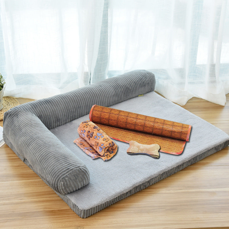 Luxury L-Shaped Dog Bed – view 14