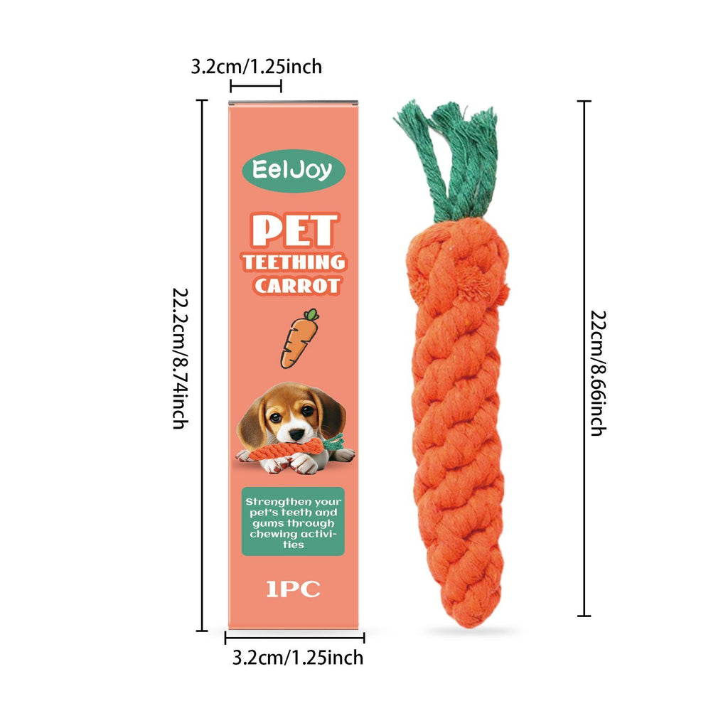 Carrot-Shaped Pet Chew Toy for Dogs and Cats – view 7