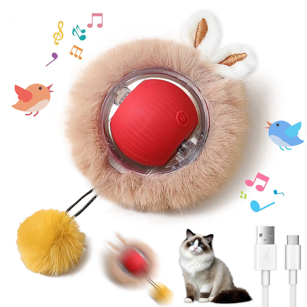 Interactive Motion Activated Cat and Dog Toy Ball – view 8