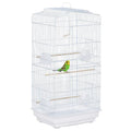 36" Bird Cage for Small Birds with Easy Access – White