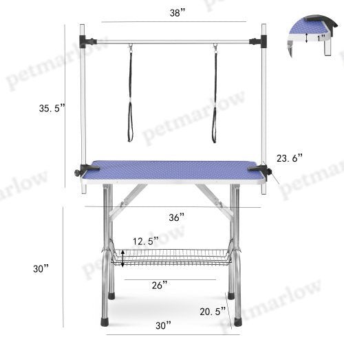 36 Inch Folding Dog Pet Grooming Table – view 3