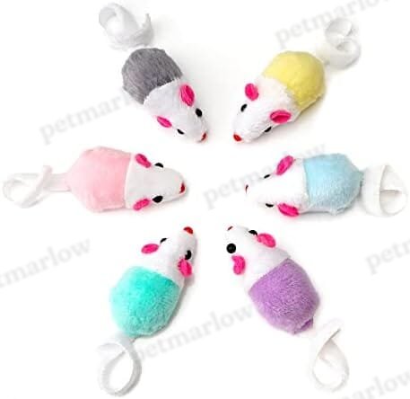 36 Pack 1.8 Inch Small Interactive Cat Toys Mice with Catnip – view 4