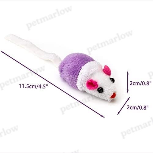 36 Pack 1.8 Inch Small Interactive Cat Toys Mice with Catnip – view 5