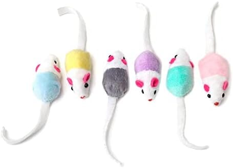36 Pack 1.8 Inch Small Interactive Cat Toys Mice with Catnip – view 9