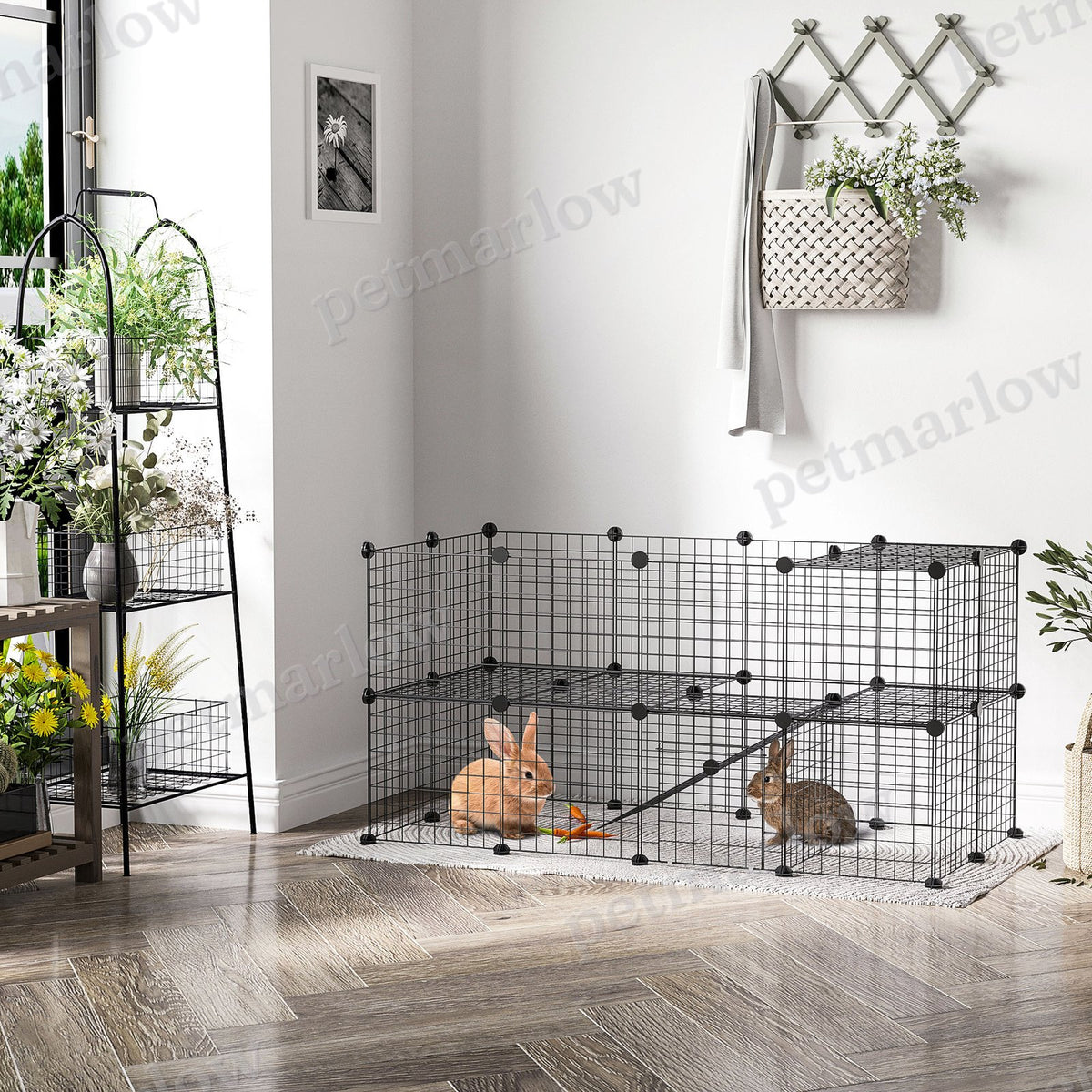 36 Panels Small Animal Playpen with Door for DIY Cages – view 5