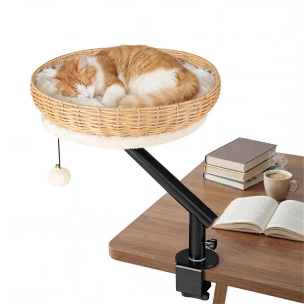 360° Rotatable Desktop Cat Bed Perch