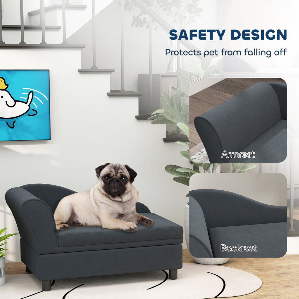 Pet Sofa Bed with Storage for Cats and Small Dogs – view 8