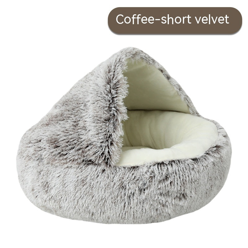 Semi Enclosed Cat and Dog Bed for Comfort – view 9